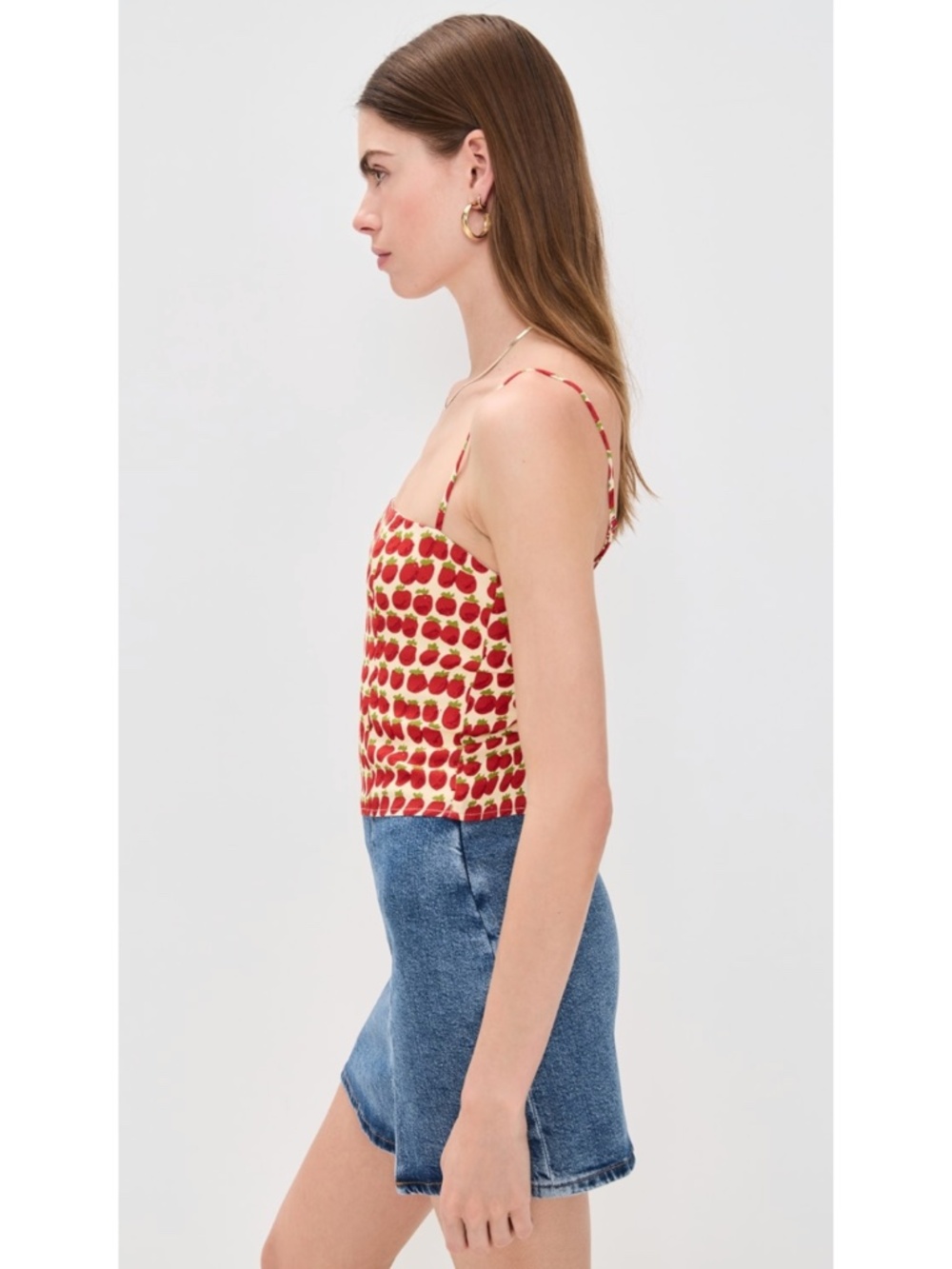 NEW Reformation Overland Top Fresh Tomato 10 - Picture 5 of 17